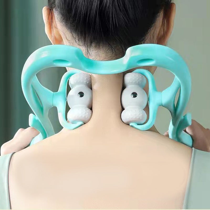 Enjoy a comfortable self-massage experience with a 6-wheel manual massager designed for everyday relaxation and wellness routines.