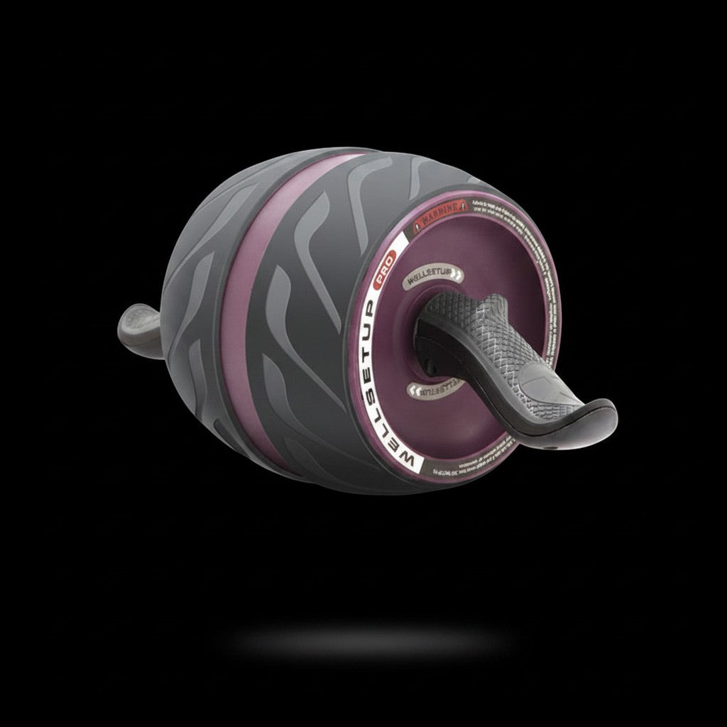 Enhance your workout routine with an ab roller wheel featuring elbow support for stability, control, and full-body fitness training.
