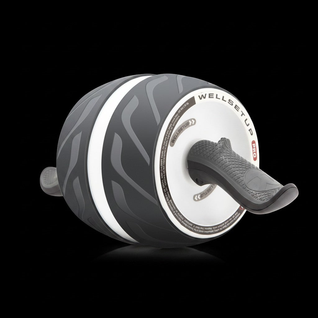 A versatile ab roller designed for core exercises, fitness training, and strengthening routines at home or in the gym.