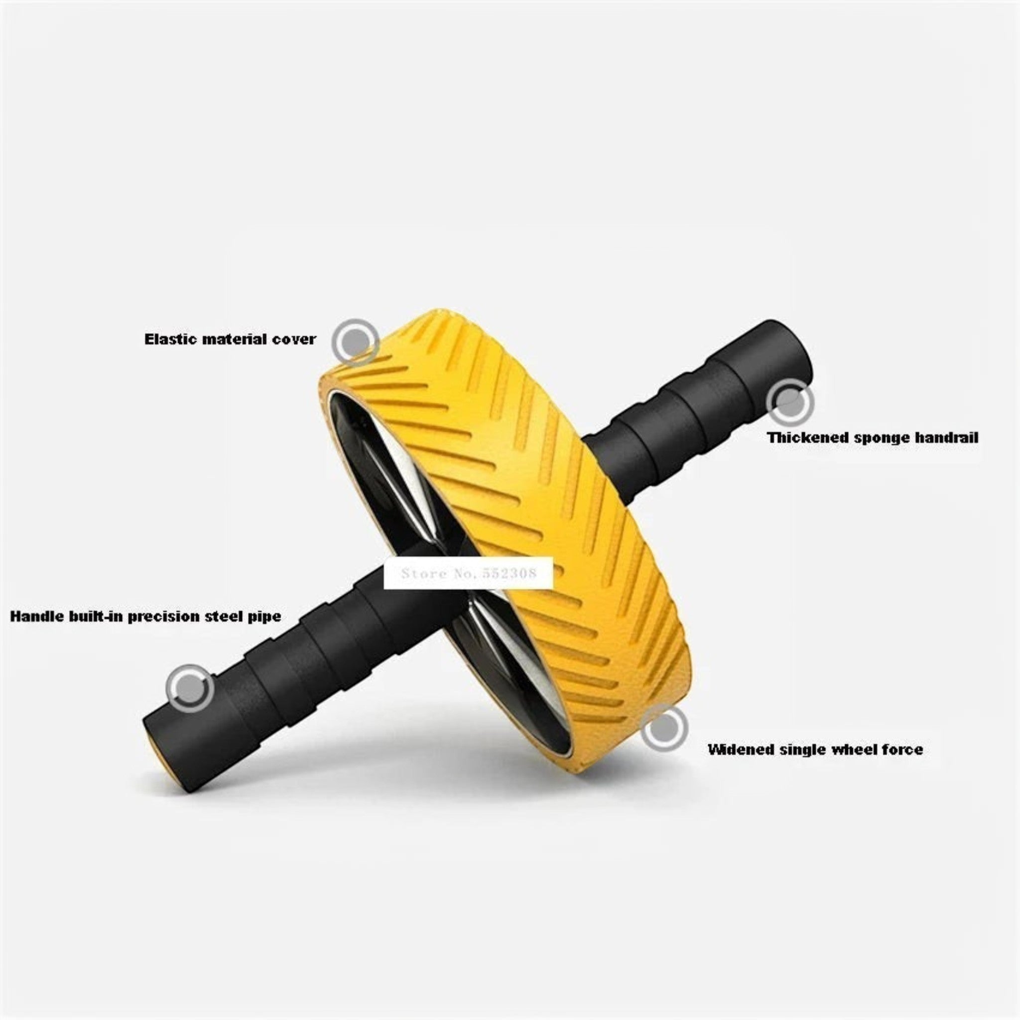 Enhance your workout routine with an ab roller wheel designed for strength, balance, and home fitness training.