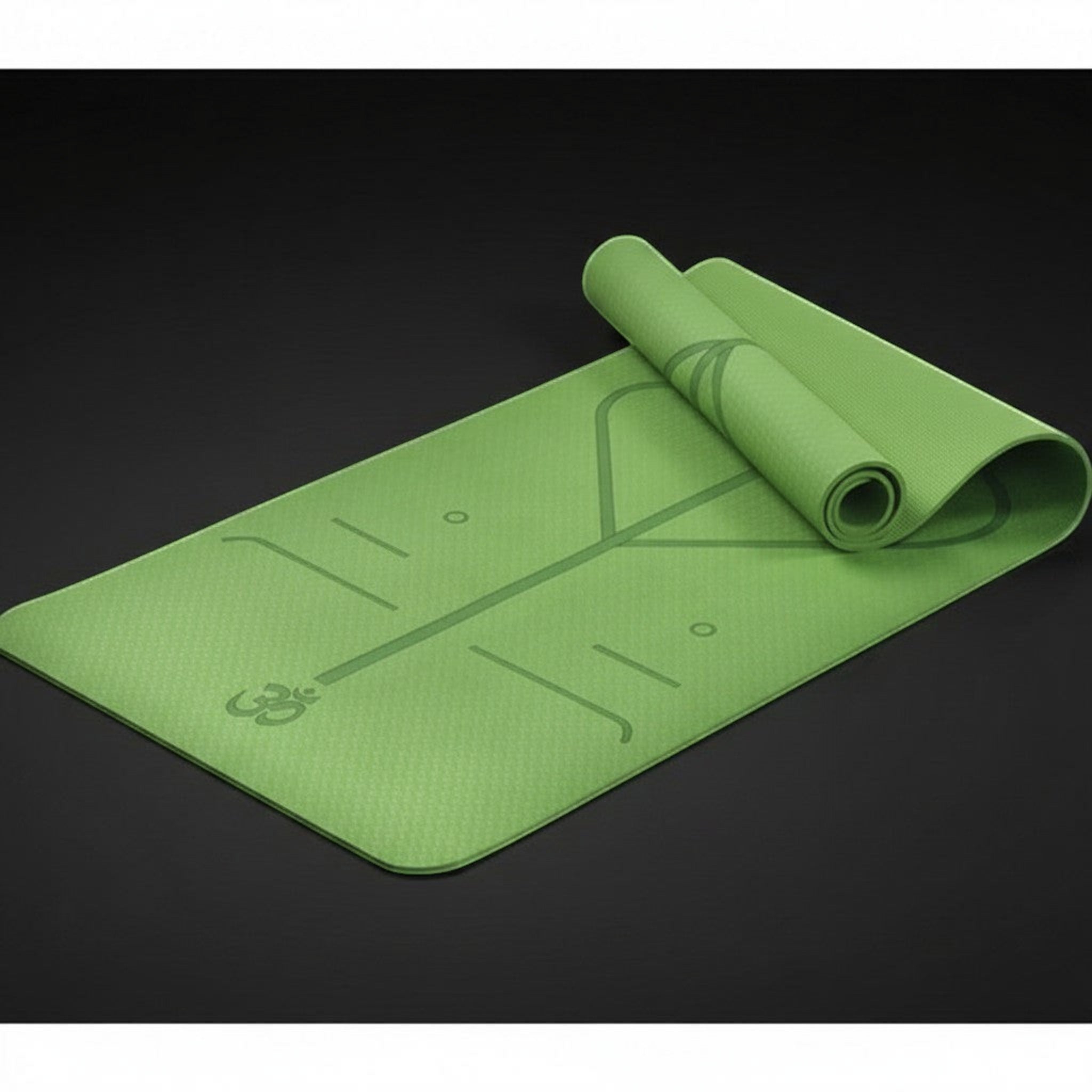 Enjoy a comfortable workout experience with a premium anti-slip TPE yoga mat designed for yoga, stretching, pilates, and fitness routines.