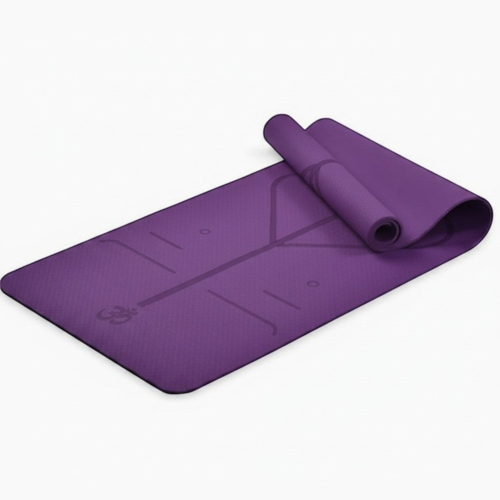 A comfortable exercise mat designed for yoga sessions, pilates workouts, stretching routines, and active lifestyles.