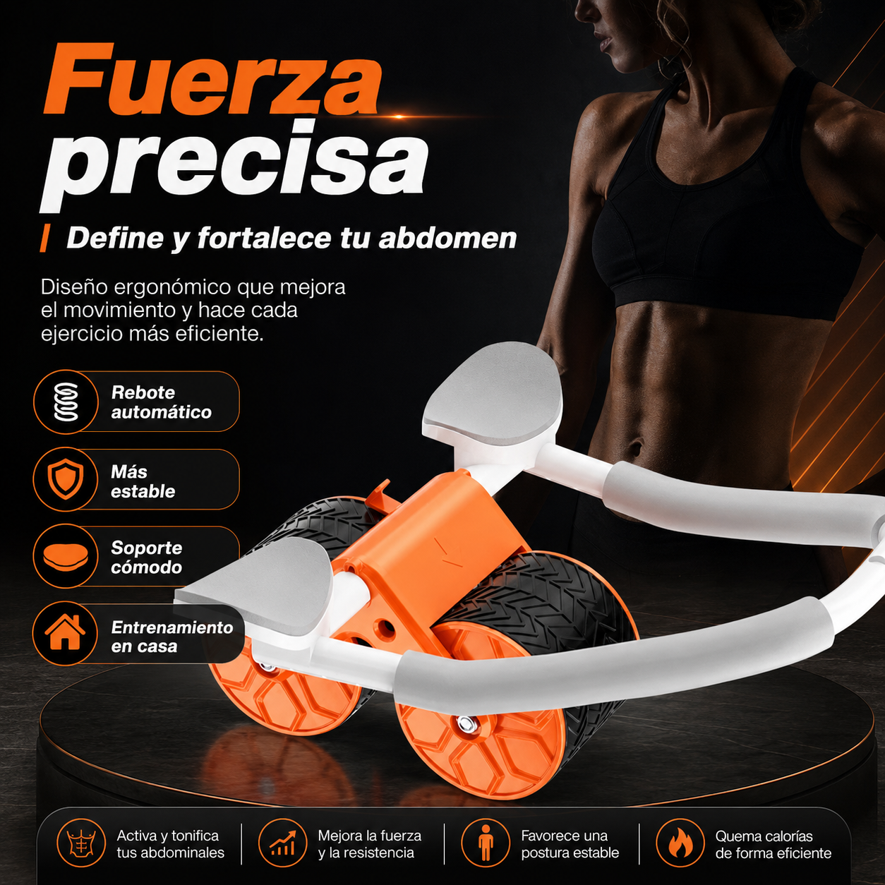 Rodillo Abdominal CoreFlex