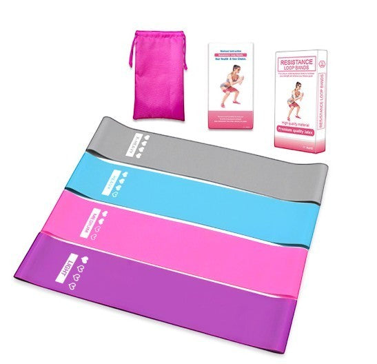 Train anywhere with durable fabric resistance bands suitable for fitness, mobility, and workout routines.