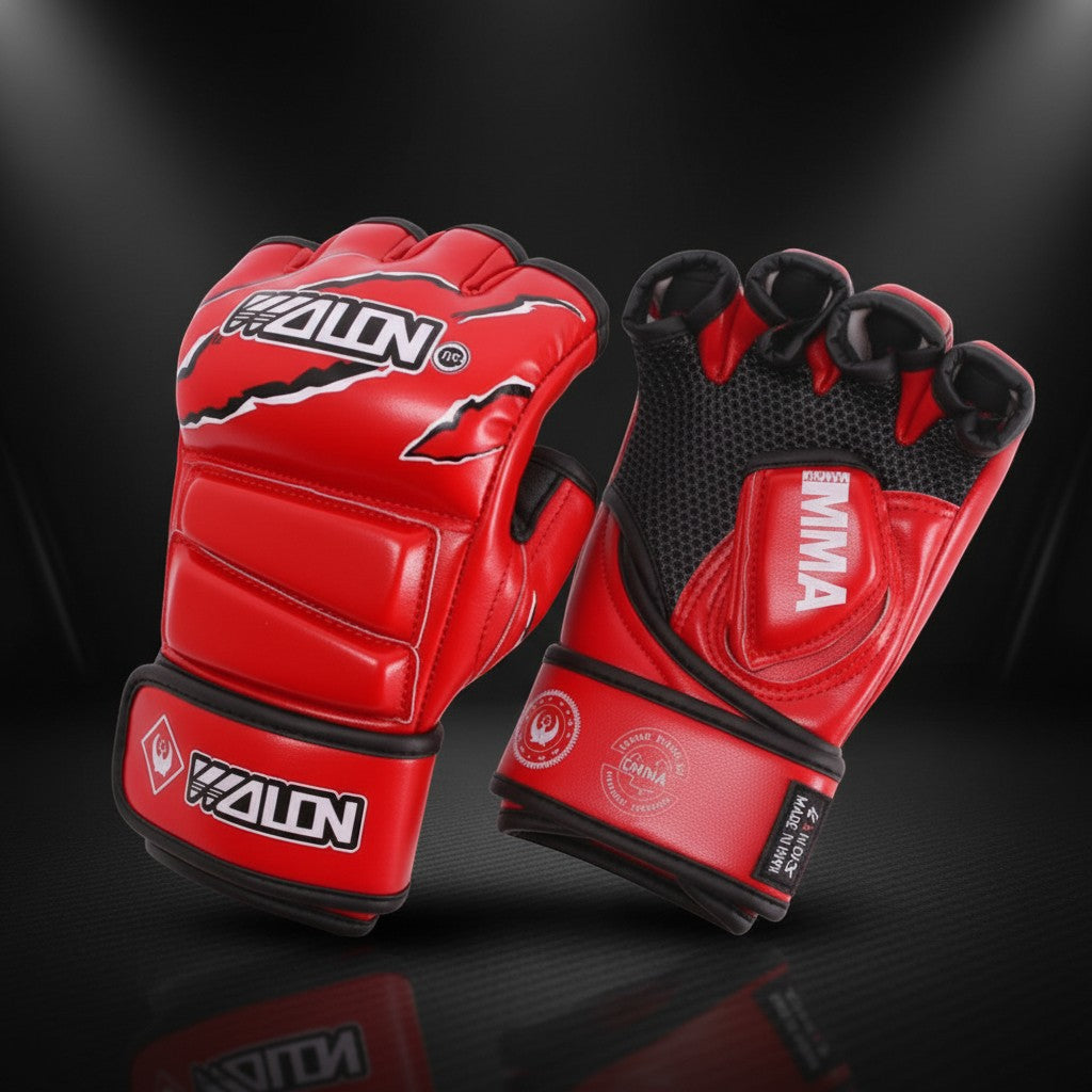 Train with confidence using these half finger boxing gloves designed for comfort, grip, and flexibility. Ideal for boxing workouts, fitness training, martial arts, and active lifestyles.