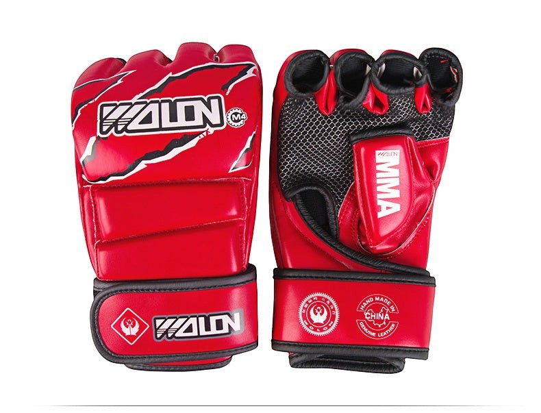 Durable and flexible half finger gloves ideal for boxing practice, punching drills, and fitness-focused training sessions.