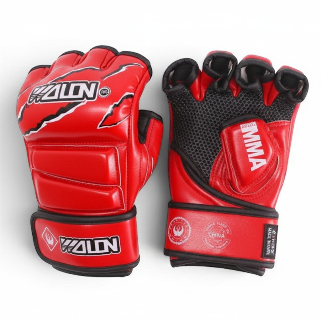 These Half Finger Boxing Gloves offer a comfortable fit and flexible design for boxing workouts, fitness routines, martial arts training, and other active sports. Lightweight and durable, they are suitable for both beginners and experienced athletes.