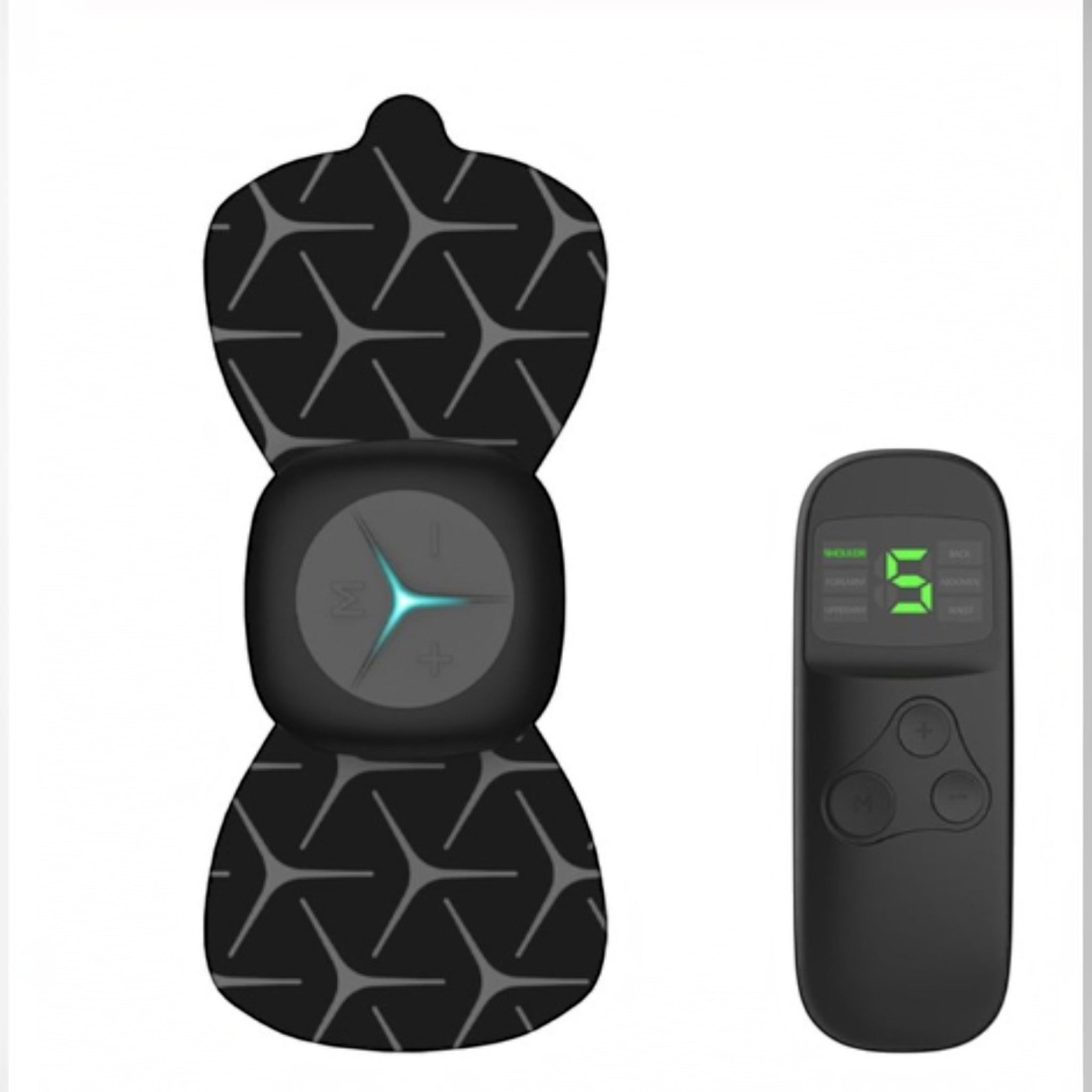 A lightweight EMS massage pad designed for relaxation routines, wellness sessions, and active lifestyles.