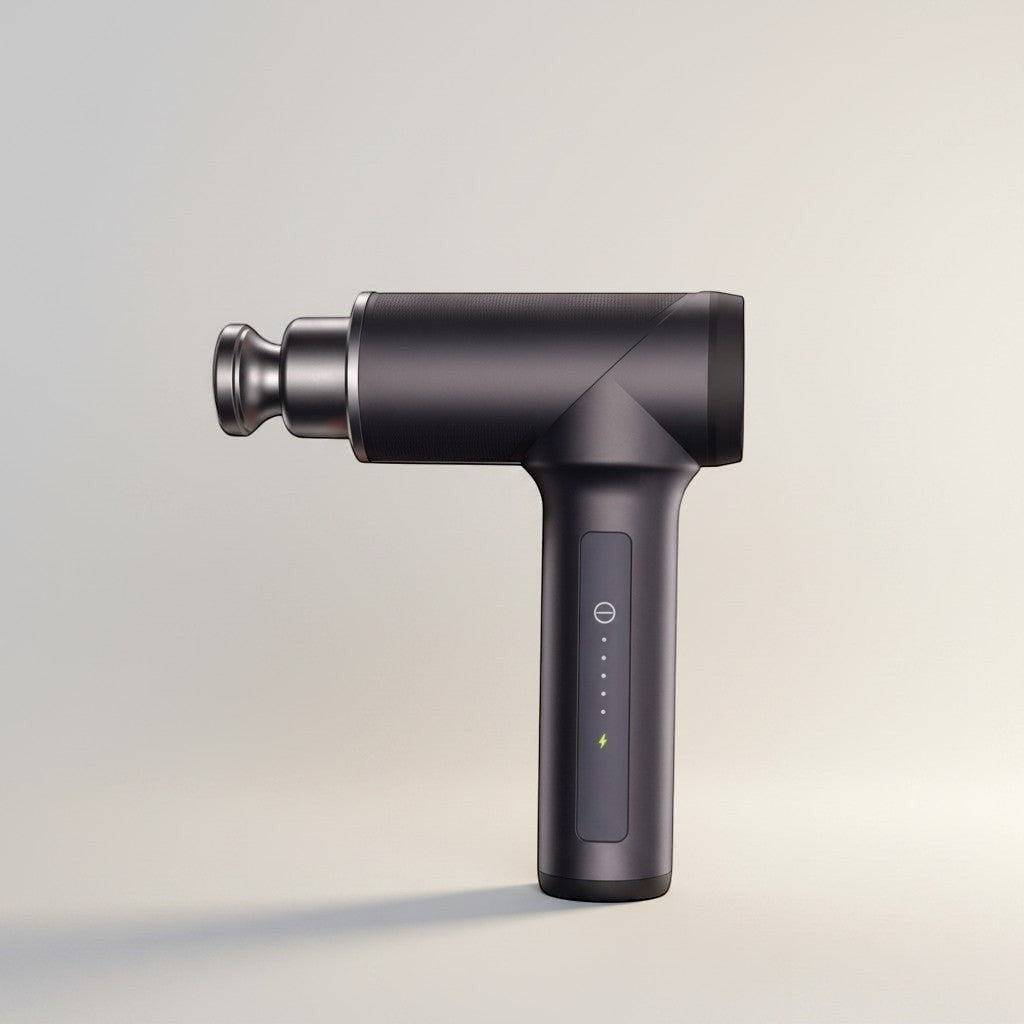 Designed for convenience and comfort, this massage gun helps complement your fitness and wellness routine.