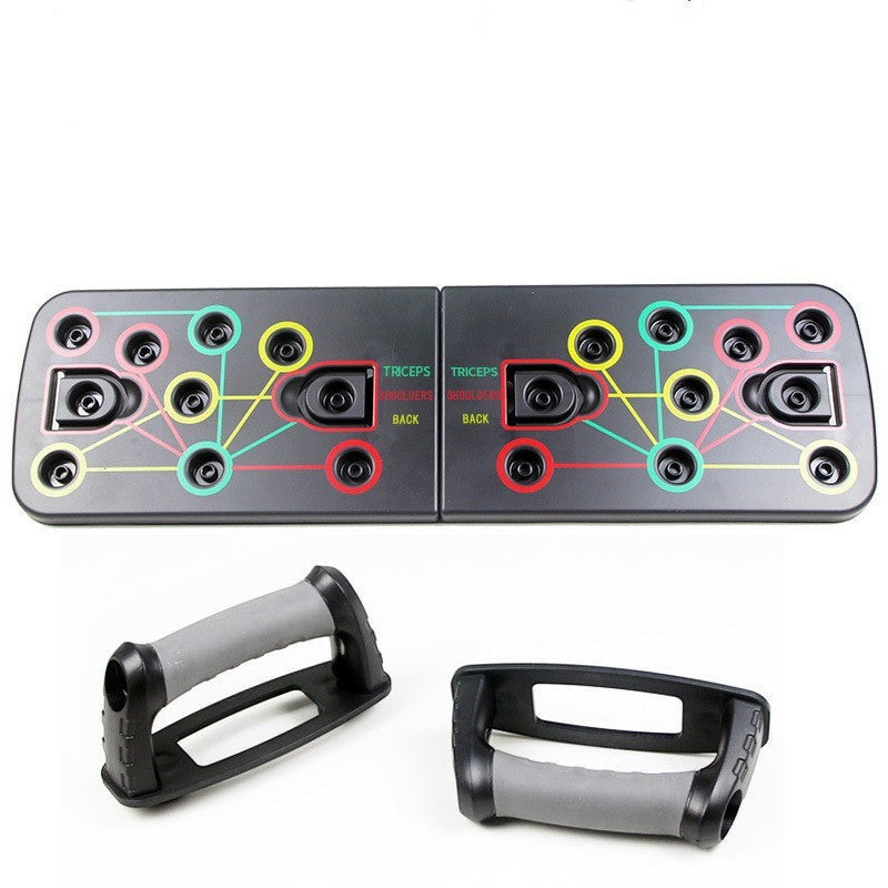 push up board, push up board with resistance bands, home workout equipment, full body workout system, resistance band training, fitness board, push up trainer, home gym equipment, strength training system, workout board, exercise equipment, resistance band workout, fitness accessories, portable home gym, workout training system