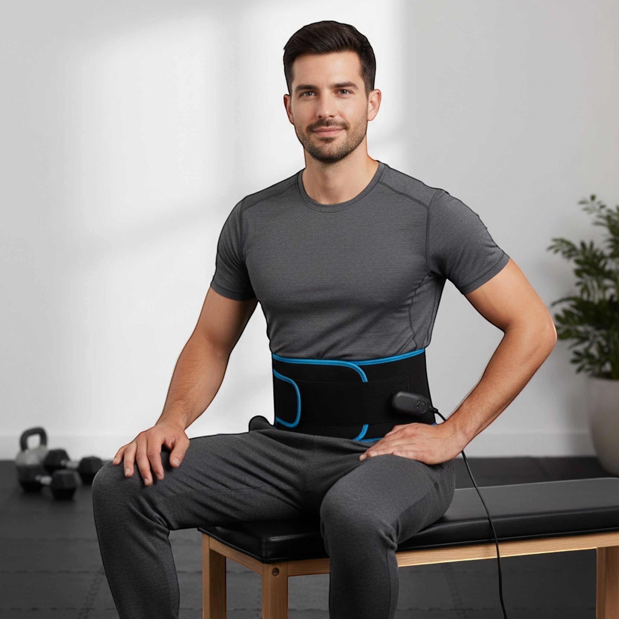 A wearable LED therapy belt designed to complement active lifestyles and everyday wellness routines.
