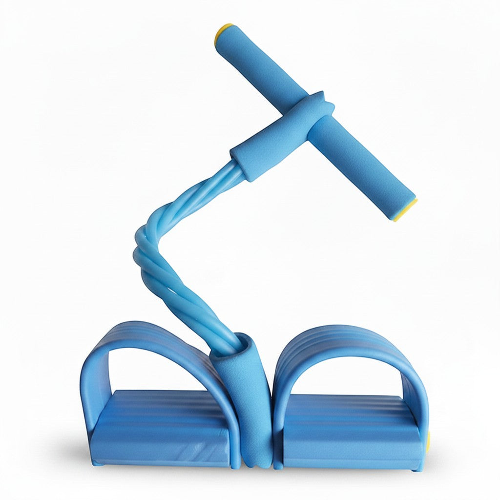 Designed for convenience and versatility, this resistance band trainer supports fitness routines at home, outdoors, or while traveling.