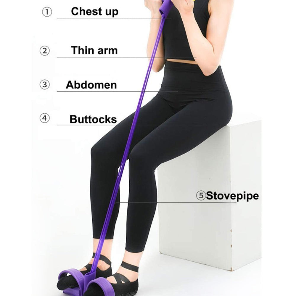 Compact and easy to use, this resistance band exerciser supports strength training, flexibility work, and active lifestyles.