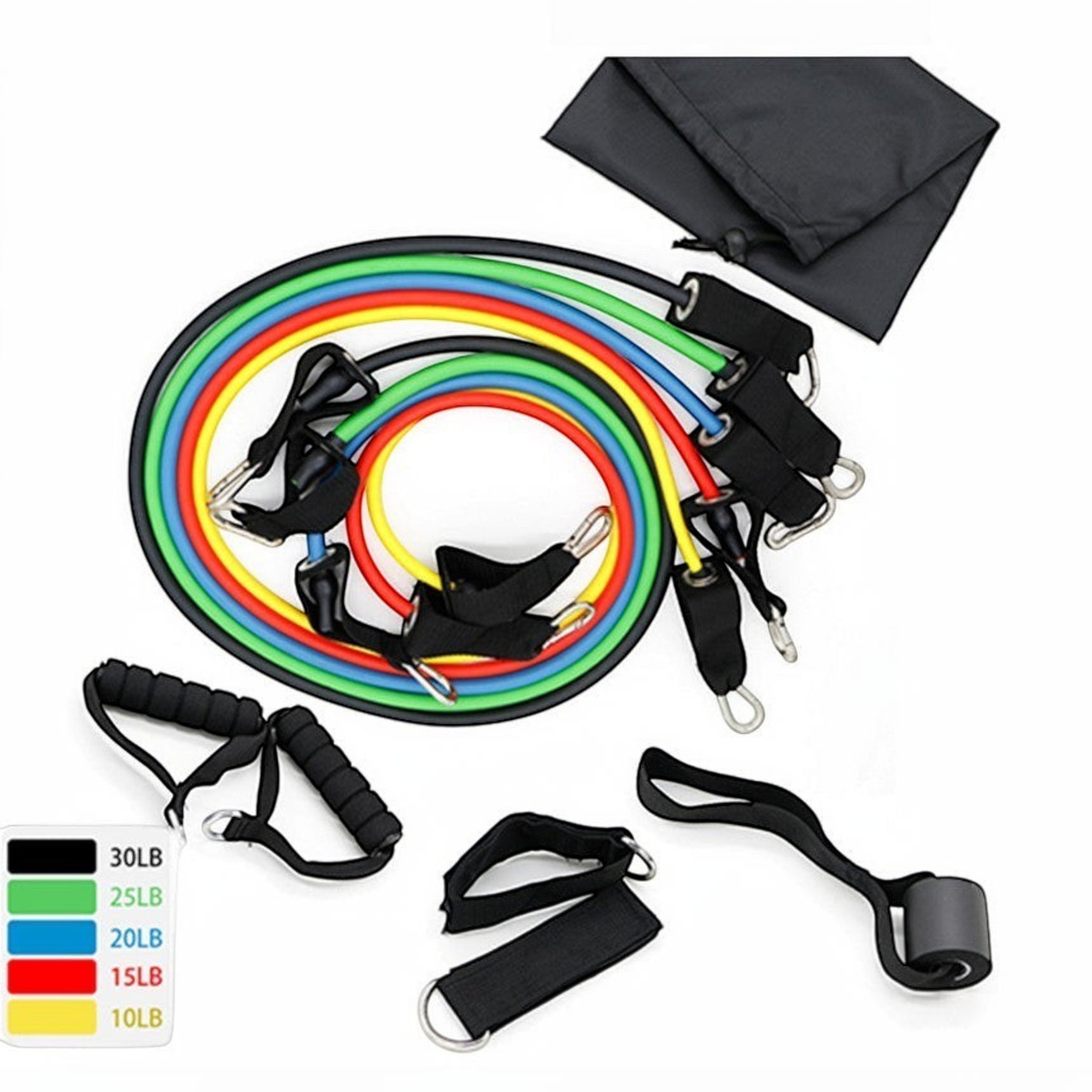 Train anywhere with versatile resistance tube bands designed for strength workouts, mobility exercises, stretching, and home fitness routines.