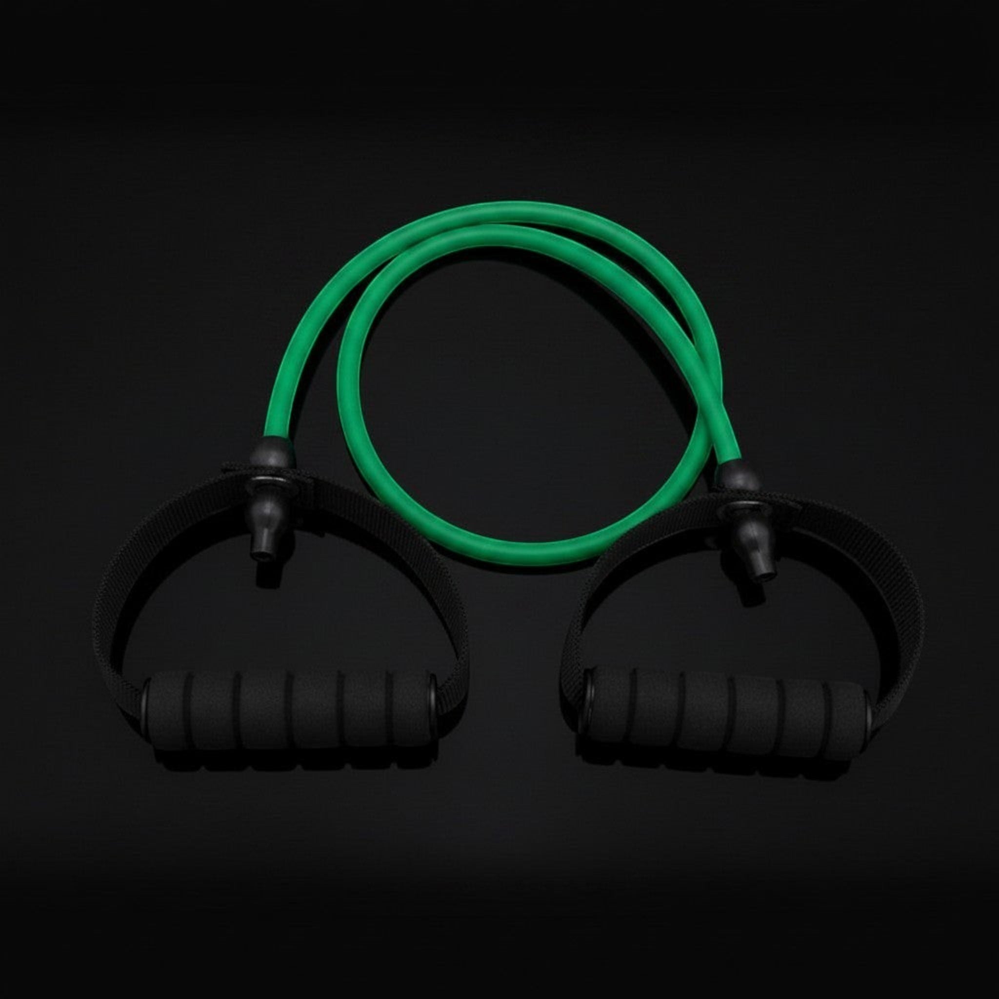 Train comfortably with resistance tube bands suitable for upper body, lower body, and full-body exercise routines.