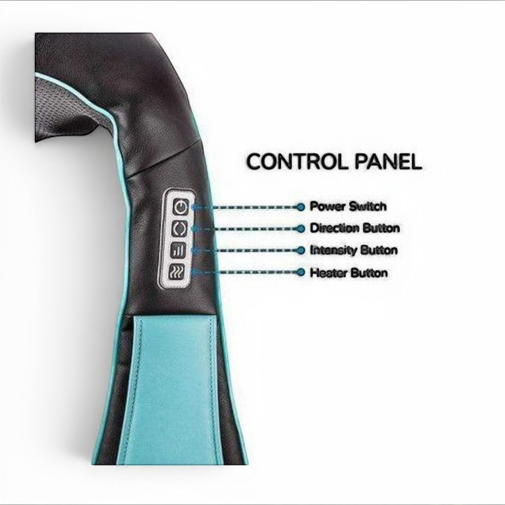 Designed for convenience and comfort, this shiatsu heat massager complements your wellness routine.