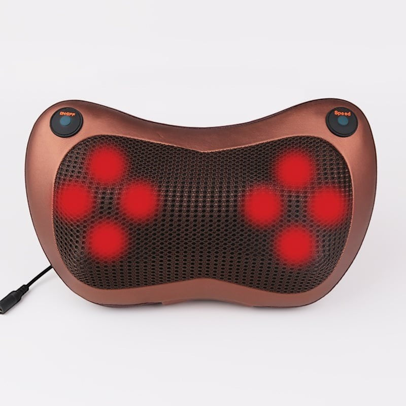 A versatile massage pillow designed to complement your wellness routine wherever you are.