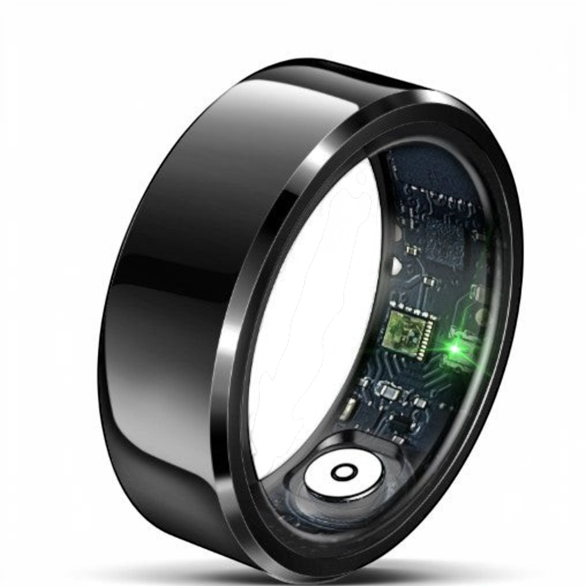 Track daily wellness metrics with the Smart Health Ring R8 featuring a sleek design, activity monitoring, and smart connectivity.