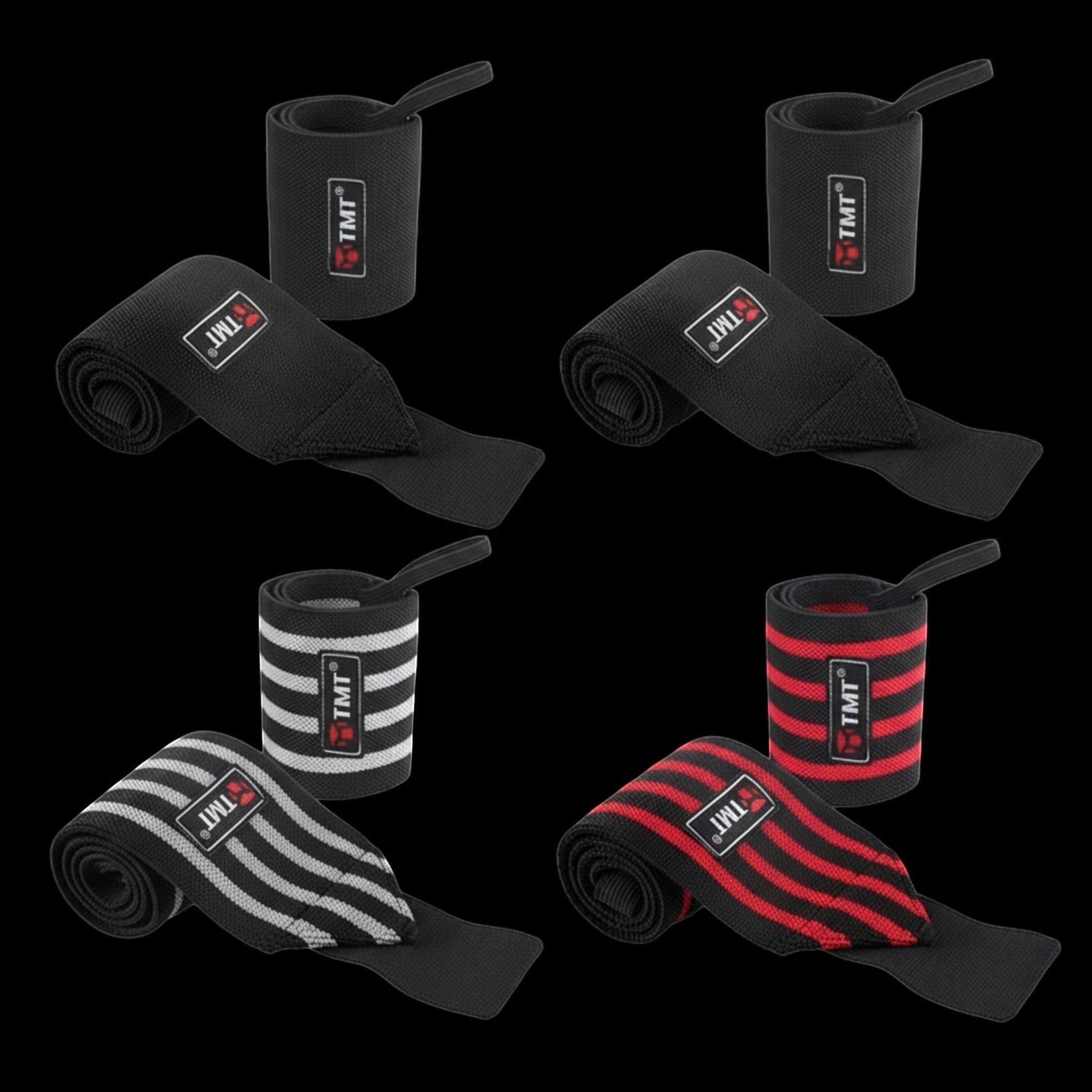 Durable wrist straps designed to enhance grip support during weightlifting, pulling exercises, and strength workouts.