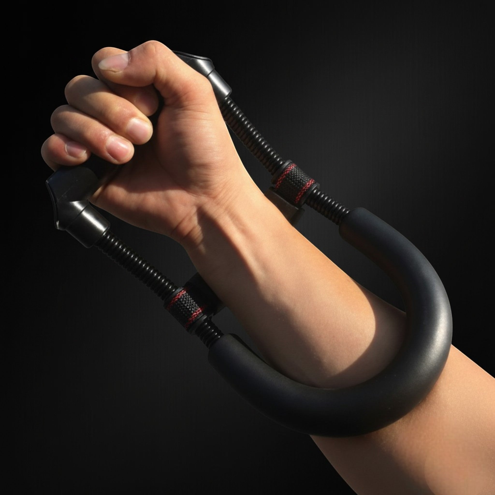 Improve your workout routine with a wrist and forearm trainer designed for grip exercises, strength training, and endurance workouts.