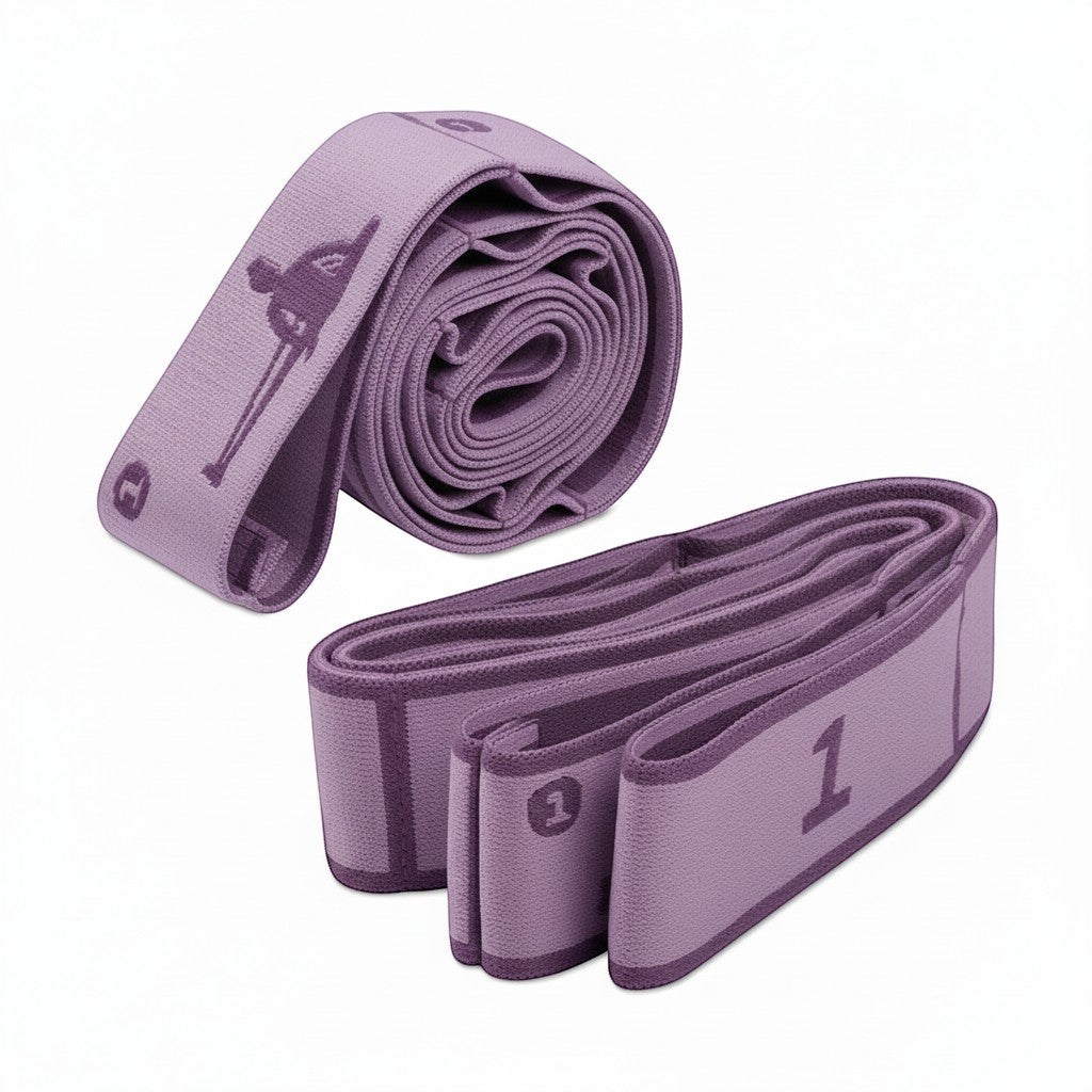 Use this yoga strap for stretching, mobility exercises, fitness routines, and maintaining an active lifestyle.