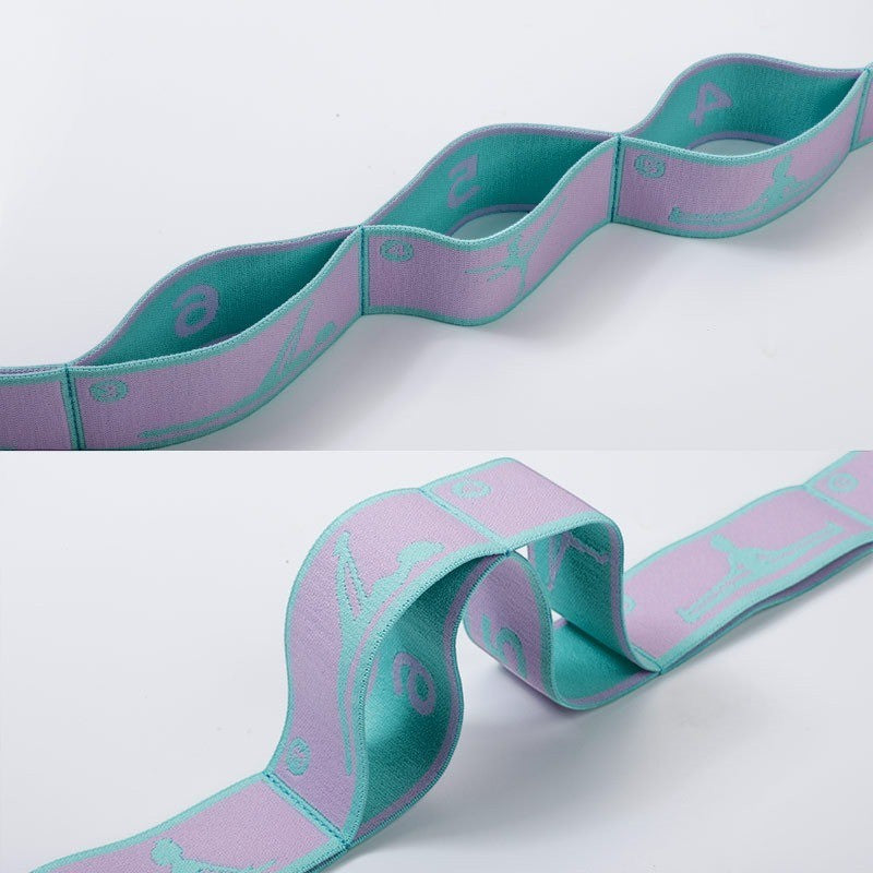 Train comfortably with a yoga stretching band ideal for flexibility exercises, mobility work, warm-ups, and recovery routines.