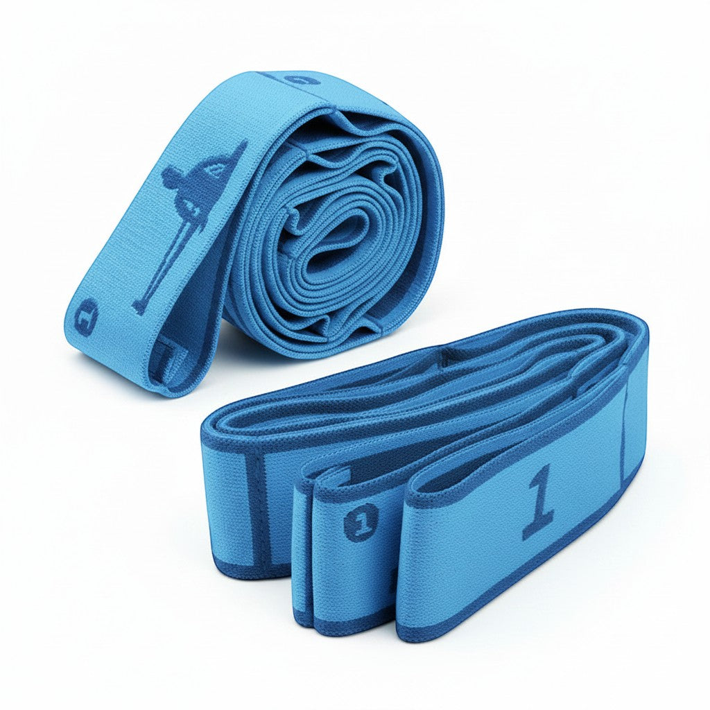 Featuring multiple loops for versatility, this yoga stretch band is perfect for flexibility training and mobility exercises.