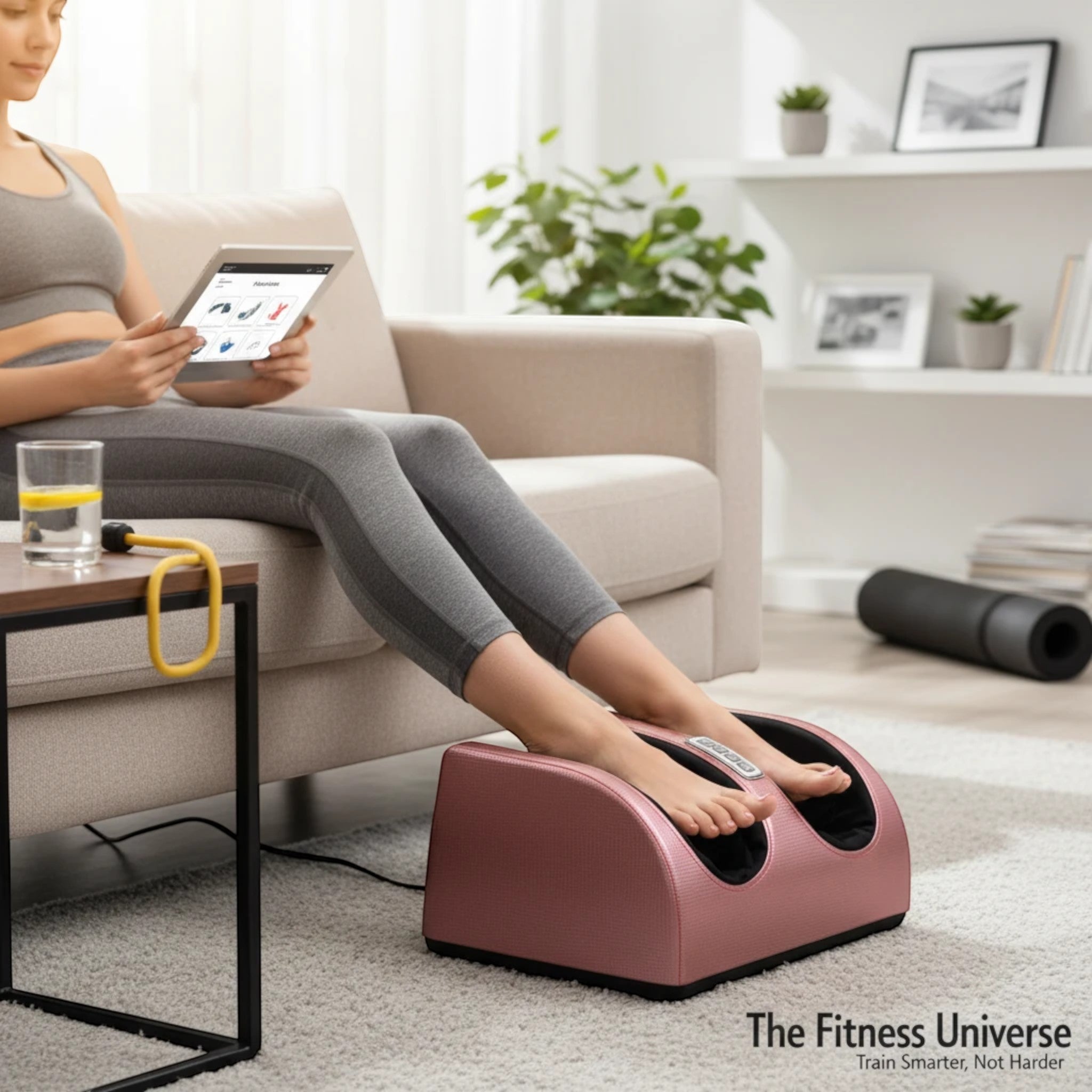 Enjoy comfort and relaxation with a stylish heated foot massager ideal for daily use after work, workouts, or long hours standing.